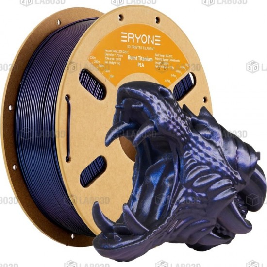 Eryone Burnt Titanium PLA Blue Purple / Blauw Paars Filament