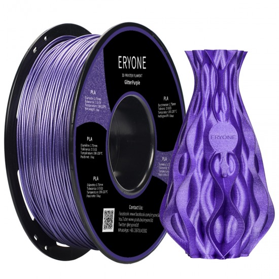 Eryone Galaxy PLA Purple / Paars Filament