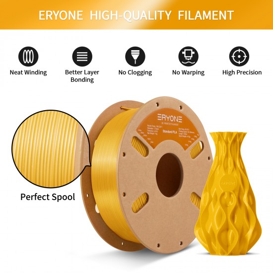 Eryone Standard PLA Mango Geel / Mango Yellow  Filament