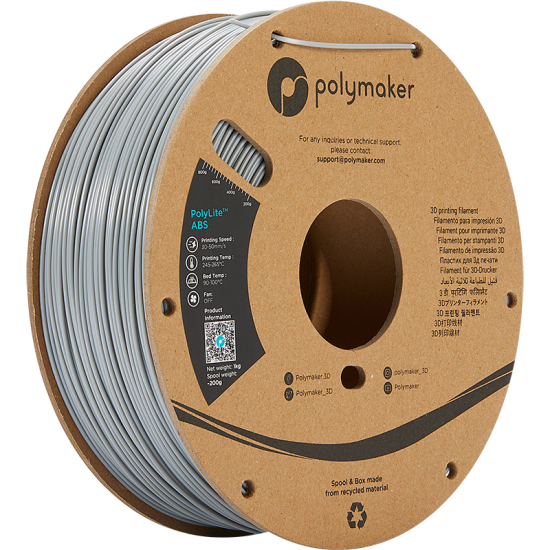 Polymaker PolyLite™ ABS Grey / Grijs Filament