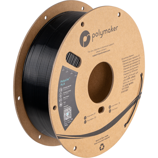 Polymaker PolyLite™ Silk PLA Black / Zwart Filament