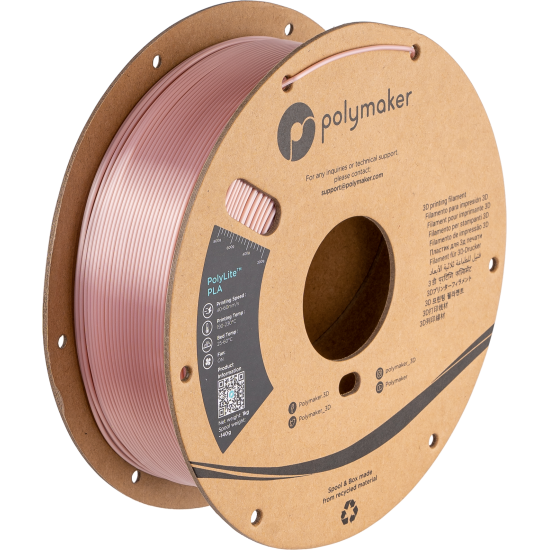 Polymaker PolyLite™ Silk PLA Rose Gold / Rose Goud Filament