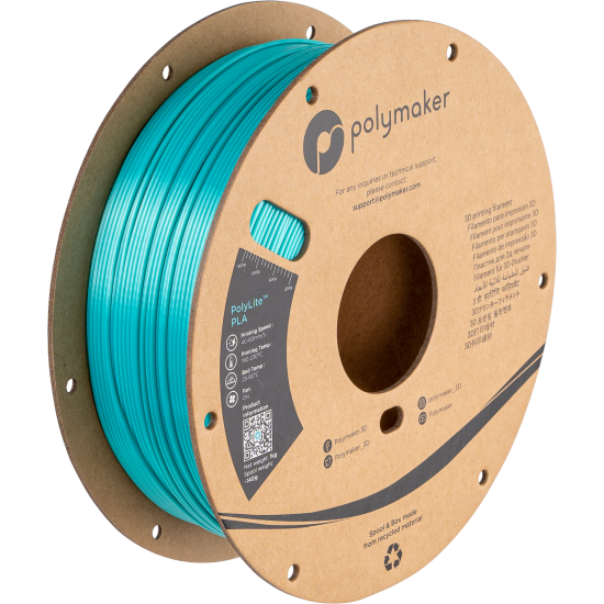 Polymaker PolyLite™ Silk PLA Teal / Blauwgroen Filament