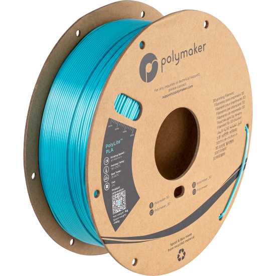 Polymaker PolyLite™ Silk PLA Light Blue / Licht Blauw Filament